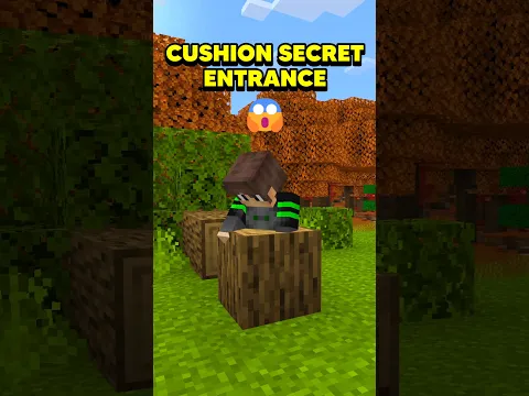 Pintu Masuk PALING RAHASIA di Minecraft?!! #minecraftshorts #shorts