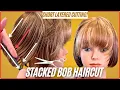 The BEST BOB Haircut For Your Face Shape Stacked Bob Hair Cut