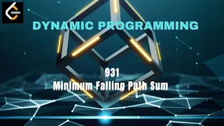 931 Maximum Falling Path Sum leetcode dp series leetcode