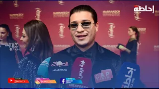 ربيع الصقلي يخطف الأنظار على البساط الأحمر ويكشف عن جديده الفني  دندنها