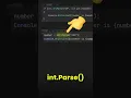 TryParse correctly in C