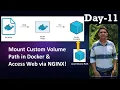 How to Create Docker Custom Volume Mount with NGINX Serve Web Content from Custom Path