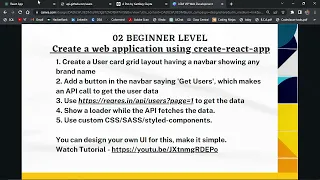 Web Application using create-react-app Web Developer Intern Lets Grow More Bombastic KK