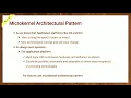 Microkernel Architectural Pattern part 1 - lecture 14 Software Architecture