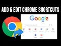 How to Add Edit Your Google Chrome Homepage Shortcuts Updated Guide