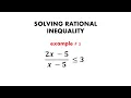 SOLVING RATIONAL INEQUALITY EX 2 GENERAL MATHEMATICS TAGALOG