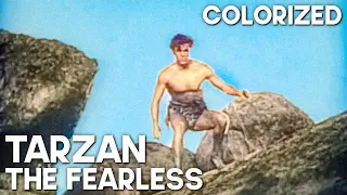 Tarzan The Fearless COLORIZED Buster Crabbe Adventure Film Classic Movie 