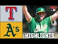 WIND FACTOR Texas Rangers vs Athletics Full Game Highlights ESPN MLB