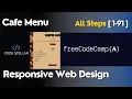 Learn Basic CSS by Building a Cafe Menu Responsive Web Design freeCodeCamp Reference