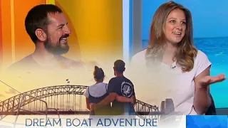 PETRIFIED ON LIVE TV 😱 Sailing into Sydney (Seawind Catamaran Race) – Free Range Sailing Ep 119