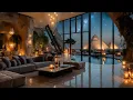 Download Lagu 🎶 Luxury Lounge Jazz | Poolside Calm \u0026 Pyramid Views Under the Stars
