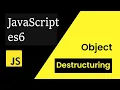 JavaScript ES6 Destructuring Object Array