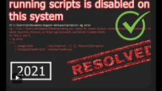 How to Fix PowerShell Error Running Scripts Is Disabled Node js Issue