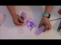 UV Resin acrylic blank Key chain with glitter tutorial