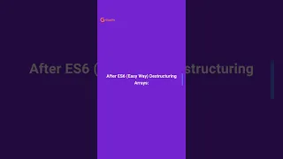 Destructuring Arrays in JavaScript Before and After ES6