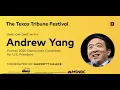 Texas Tribune Festival Andrew Yang interviewed by MSNBC s Garrett Haake NBC News NOW
