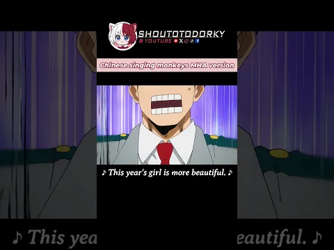 Chinese singing monkeys mha edition