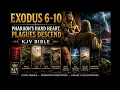 Exodus 6-10 Pharaoh s Hard Heart Plagues Descend KJV Bible Reading with Words on Screen