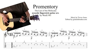 Promentory Fingerstyle Guitar Tabs PDF Guitar Pro The Last Of The Mohicans Theme 