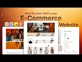 How To Create an E-Commerce Website Using HTML CSS JS JSON from Scratch