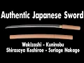 Download Lagu Wakizashi - Kuninobu - Shirasaya Koshirae - Suriage Nakago - Shinshinto Era