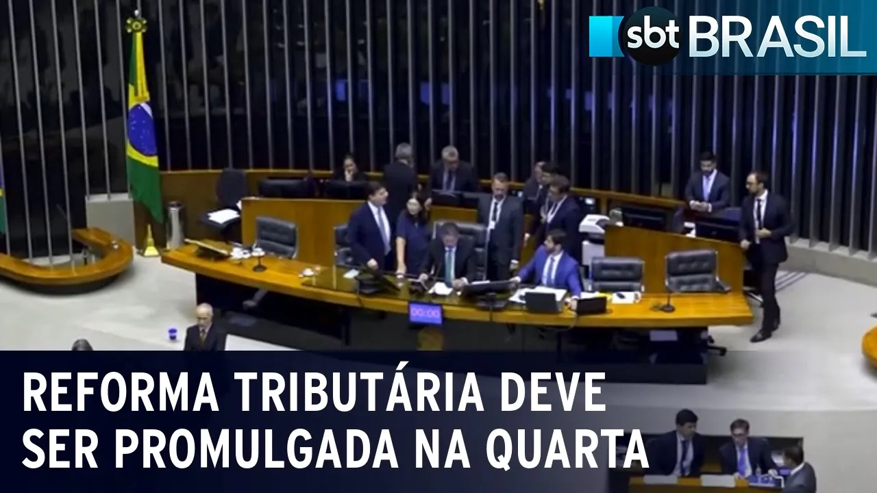 Reforma tributária: cinco impostos serão extintos | SBT Brasil (16/12/23)