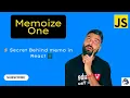 MemoizeOne React s Secret Memoization Trick Frontend Interview Machine Coding Question - Day 17
