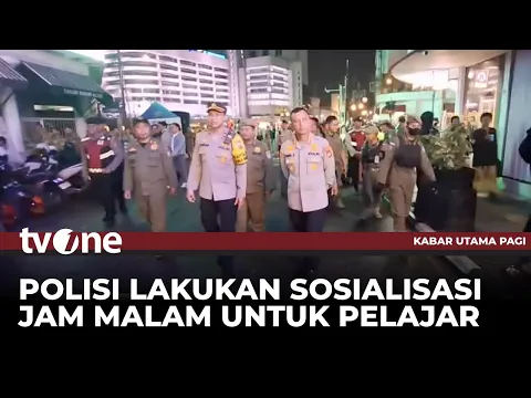 Razia dan Sosialisasi Jam Malam Untuk Pelajar di Jawa Barat