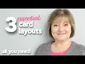 3 ESSENTIAL card layouts - ENDLESS POSSIBILITIES