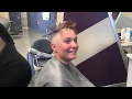 Katrina LV Drastic Undercut Pixie w Shaved Sides Makeover YT Original