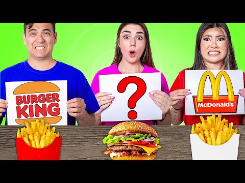 Download MP3 MCDONALDS VS BURGER KING DRIVE-THRU SCHOOL CHALLENGE | CRAZY EATING ONLY FAST FOOD BY CRAFTY HACKS