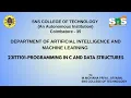 Design Thinking based Activity in C Programming Programming in C and DS SNS Institution