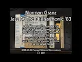 Lagu ノーマングランツ JATP Norman Granz  Jazz At The Philharmonic ’83