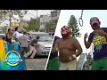 Taxi for the people The Destrampados surprise the taxi drivers Come the Joy