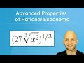 Download Lagu Advanced Properties of Rational Exponents - Simplifying With Multiple Exponent Rules