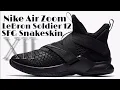 Nike Zoom LeBron Soldier SFG XII 12 Snakeskin Triple Black Reptile Croc Skin Onfoot Review MAdNeSS