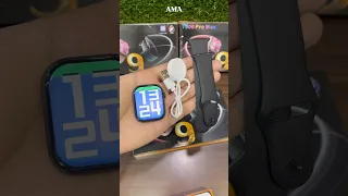 9 Series Smart Watch T900 Pro Max With Wireless Charging HD Display Shorts Smartwatch 