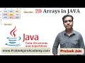 Lecture 10 - Two Dimensional Array in Java 2D Array in Hindi DSA in JAVA