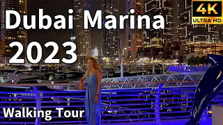Dubai Marina The Most Popular Tourist Destination 4K Walking Tour 