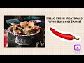Hello Fresh Meatballs With Bulgogi Sauce
