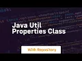 java util properties class