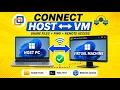 Connect VMware Workstation to Host PC Share Files Ping Remote Access 2026 Guide
