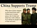 Download Lagu China Left Iran to Support Trump || 🪖😡Learn English Through Story Level 3 || Graded Reader 🎧