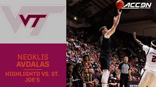 Virginia Tech S Neoklis Avdalas An All Around Playmaker In Victory 