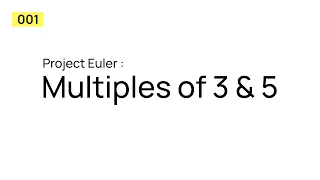 Project Euler Multiples of 3 5 Solution