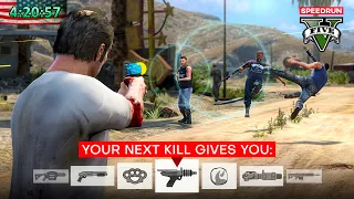 Can You Beat GTA 5 If Every Kill RANDOMIZES Your Weapon