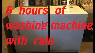 6 Hours Of Washing Machine Sound With Rain Relaxation Sleep Therapy Dead Perspective 