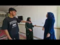 When Reza prevented Fatemeh from entering the house and Kamran found out about it, how did he react?