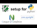 Vim setup for Python programmers conquer of completion coc and pyright
