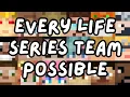 How Many Possible Life Series Teams Are There